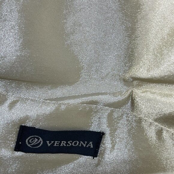 Versona Tweed Sequin Handbag Purse Envelope Bag Crossbody Grey Blue - Picture 4 of 9